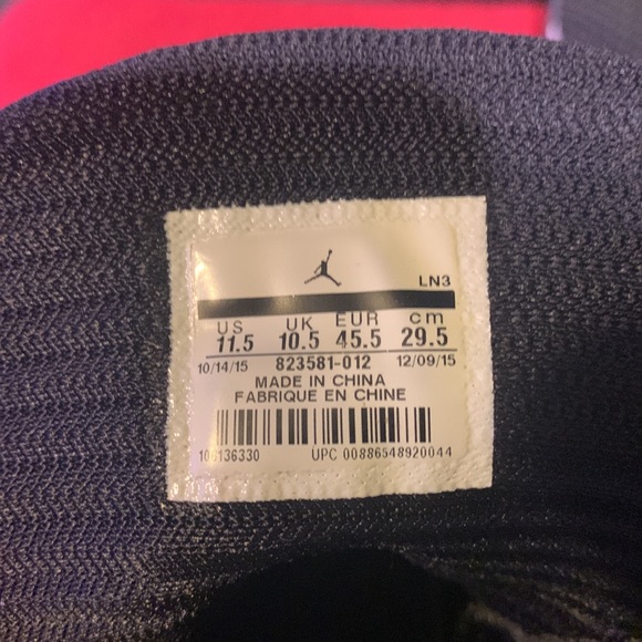 Nike Air Jordan Horizon Future Black Size 11.5 - Picture 5 of 5